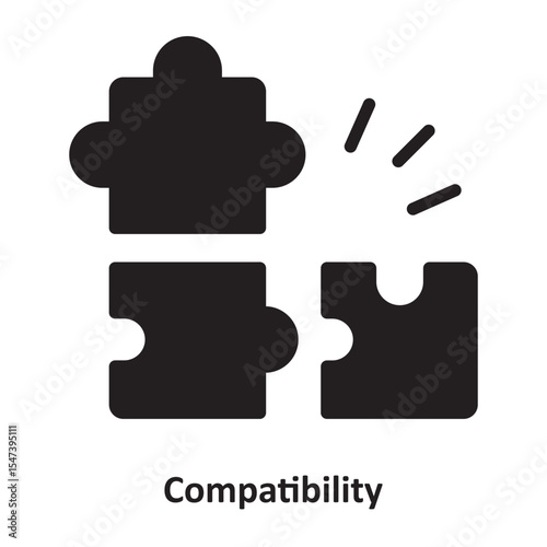 Compatibility Vector Icon which can easily modify or edit