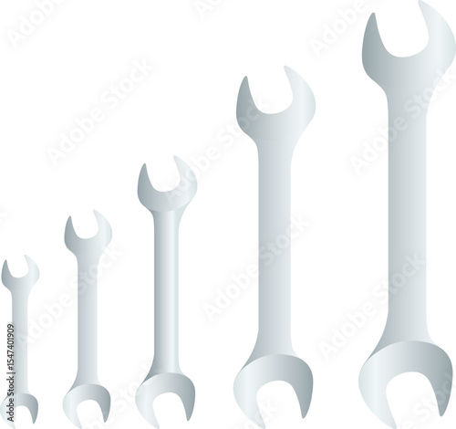 Wrench spanner collection.