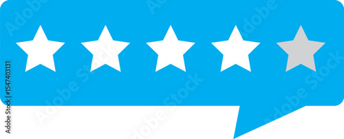 Plakat Customer positive review design.