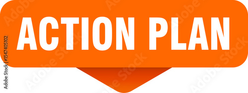 action plan sticker. action plan sign on transparent background