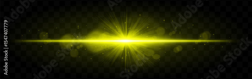 Light burst. Teal radiant glow with burst rays and soft floating sparkles on checkered transparent background, suitable for sci-fi themes.