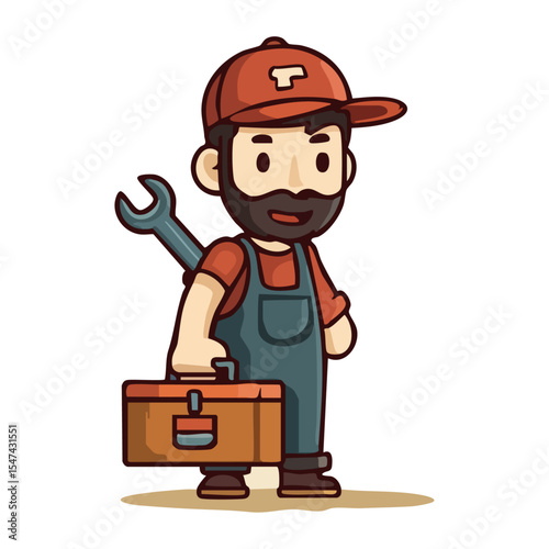 Servicing Man Design