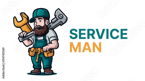 Services Man Logo Design