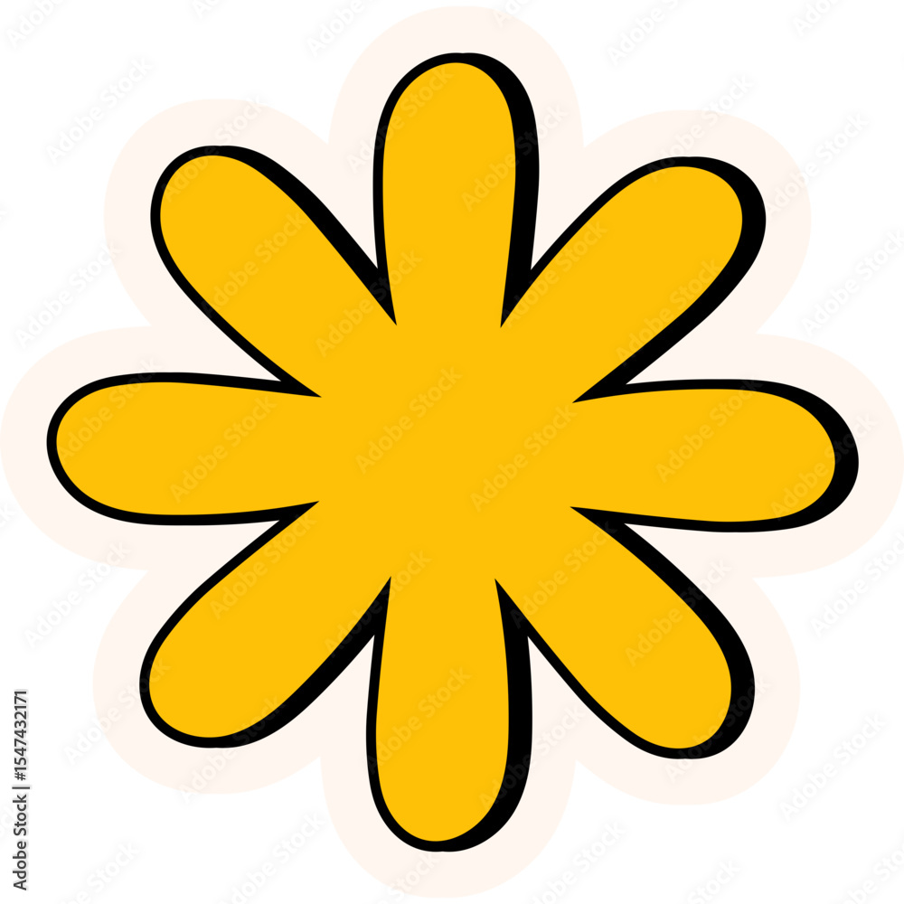 Retro Sticker Element