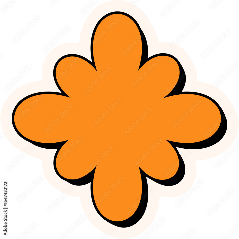 Retro Sticker Element