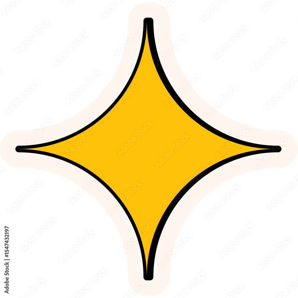 Retro Sticker Element