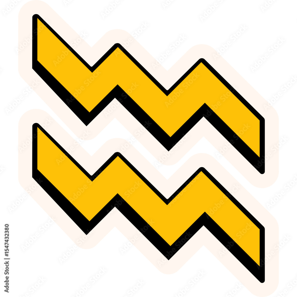 Retro Sticker Element