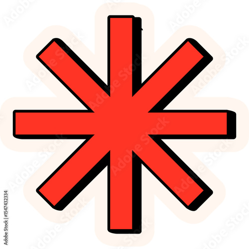 Retro Sticker Element