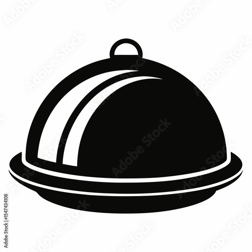Food platter isolated on white background