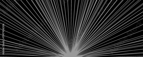 Circular spiral sound wave rhythm from lines. EPS10