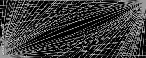 Circular spiral sound wave rhythm from lines. EPS10