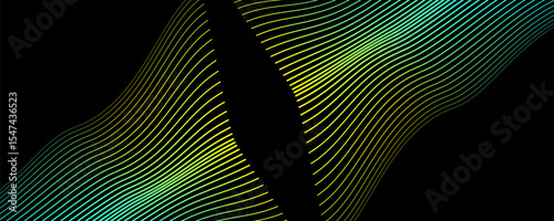 abstract colorful background art wave design. Vector Illustration