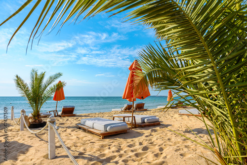 Sunny Beach scene. Bulgaria