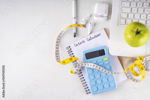 Photos calorie calculator, healthy TDEE concept