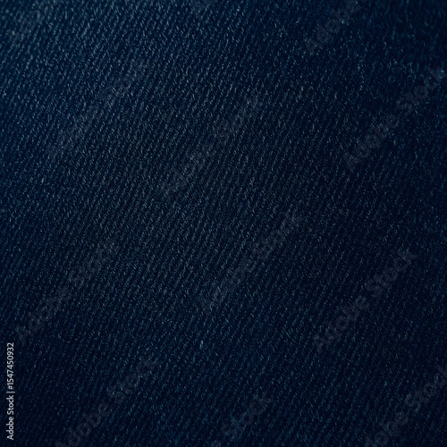 Macro of Interlaced Denim Threads and Color Gradients