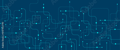 Digital tech motherboard texture design. Creative idea AI banner concept for internet technology. Software coding. Engineering concept for poster, cover, banner, header, web, presentation template