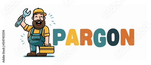 PARGON  LOGO illustration Design