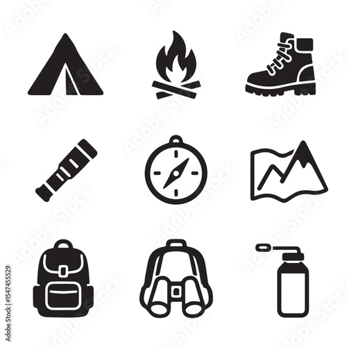 Camping Icon Set