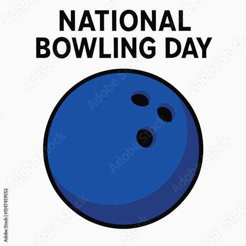 National Bowling Day, bowling ball vector, sports icon, bowling sport illustration, flat vector bowling, EPS sports design, recreational activity icon, modern bowling vector, bowling icon EPS, clean v