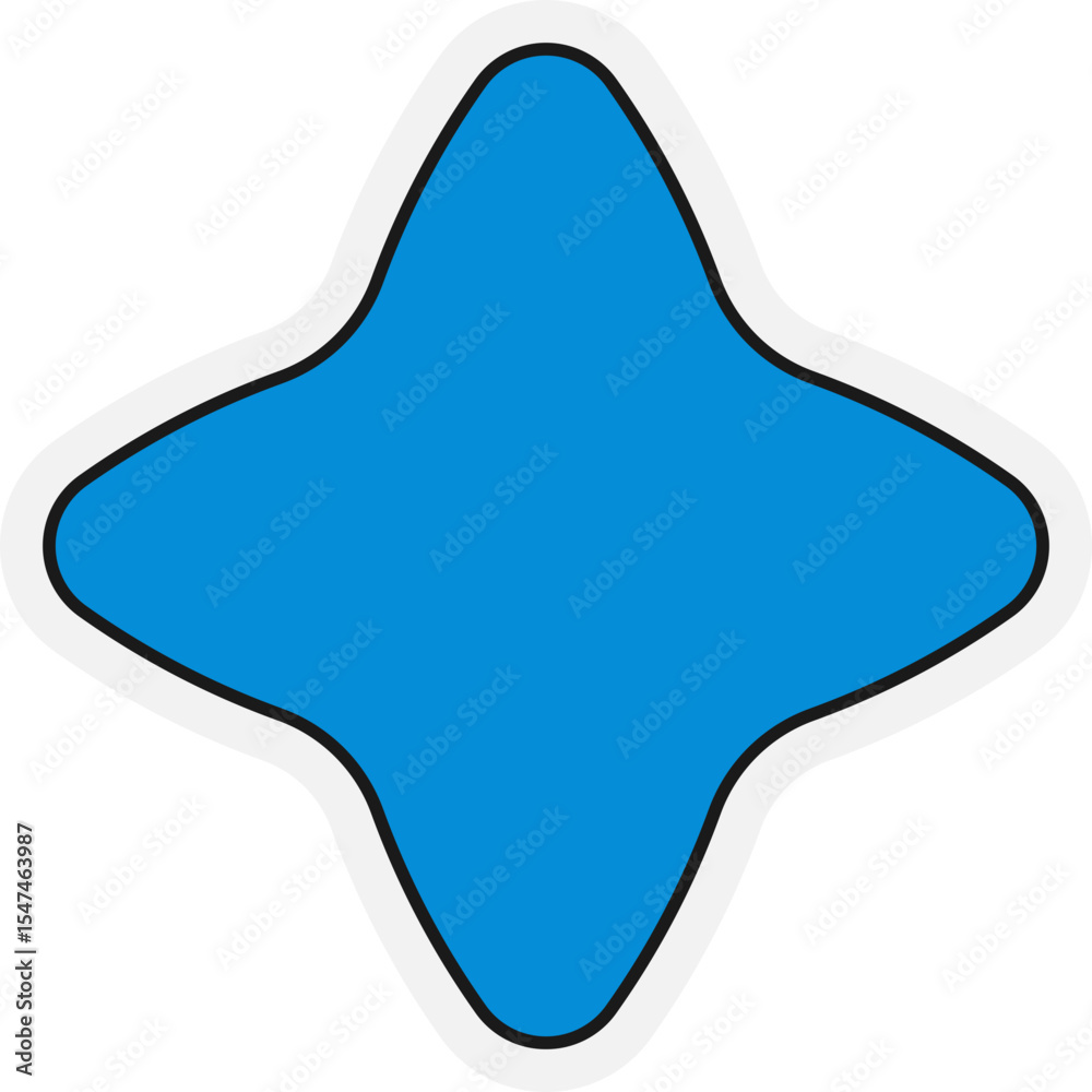 Retro Sticker Element