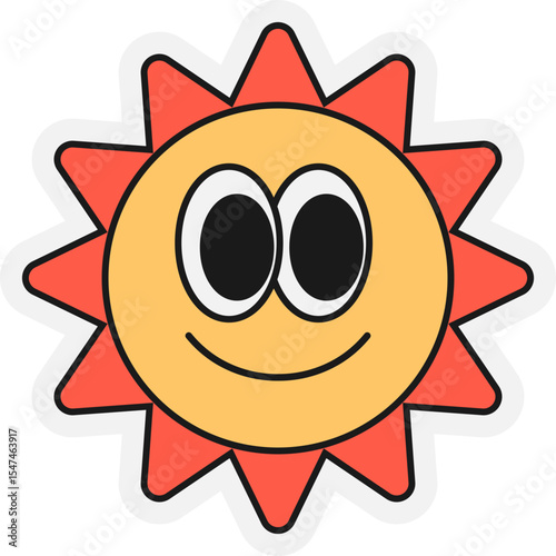 Retro Sticker Element