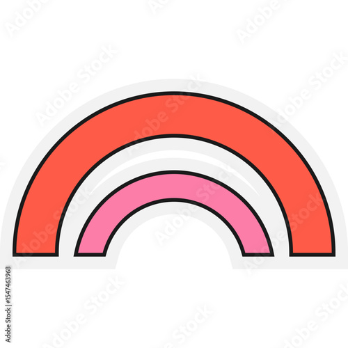 Retro Sticker Element