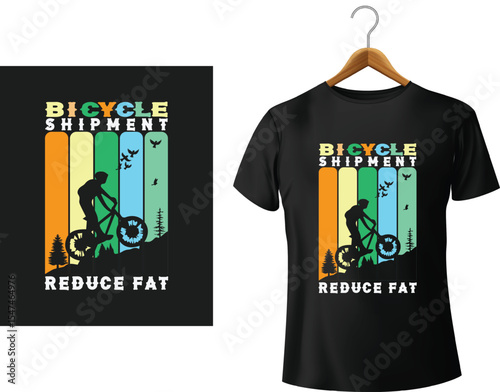 typography graphic design for bicycle lovers