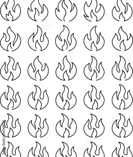 Seamless floral pattern with leaves and nature inspired fruit and vegetable elements