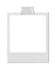 Vintage Polaroid, instant photo frame isolated in transparent PNG, frame - isolated design element