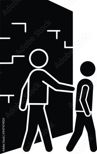 Illicit Trafficking Awareness in Urban Environment - Vector Art