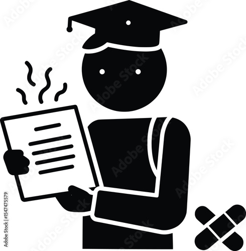 Graduate Student Illustrating Illicit Trafficking Awareness in Educational Environment
