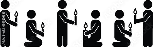 Illustrative Vector on Illicit Trafficking in a Social Context
