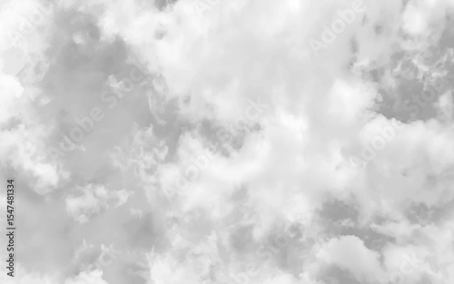 Black sky with white clouds. Beautiful sky background and wallpaper. sky with clouds useful as a background in black and white.