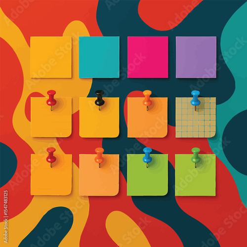 Seamless colorful shopping bags pattern vector illustration with business and travel design elements