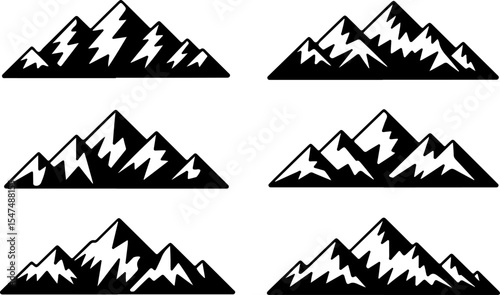 Wilderness Watch: Bear in the Mountain Pines  bear, forest, wild animal,  vector bundle