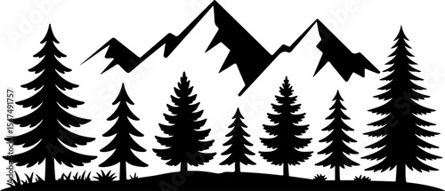 mountains  outdoors, adventure, explore, hiking,  vector bundle