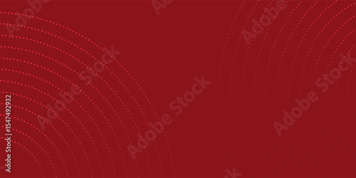 Collection of red concentric circles. Collection of radial sound wave or sonar rings. Pack of radar icon symbols, targets, dashed lines, halftones.vector illustration.modern.