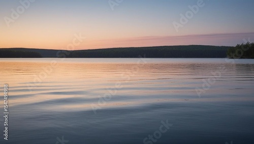 sunrise over the lake