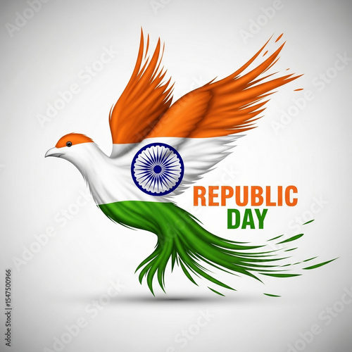 Indian Flag Dove, Republic ...