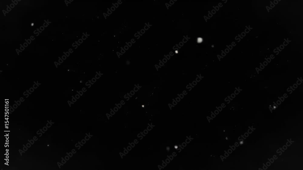Stunning Overlay Footage with Plain Black Background  Glimmering Dust Particles and Subtle Light Effects