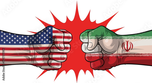 US-Iran Conflict A Visual Representation of Geopolitical Tensions