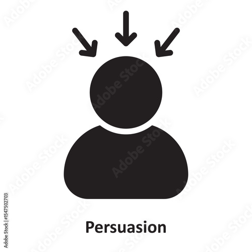 Persuasion Vector Icon which can easily modify or edit