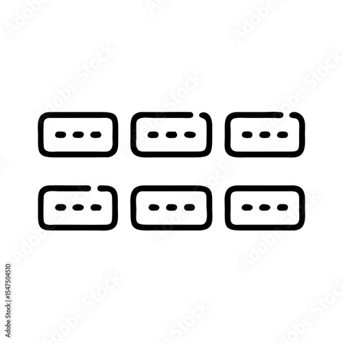 computer Keyboard icon bundle set vector