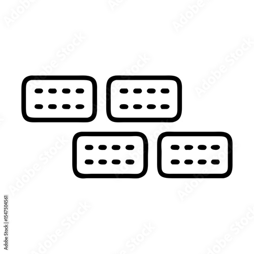 computer Keyboard icon bundle set vector
