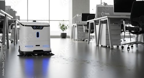 Autonomous Cleaning Robot for Modern Offices Efficient and Smart Floor Cleaning