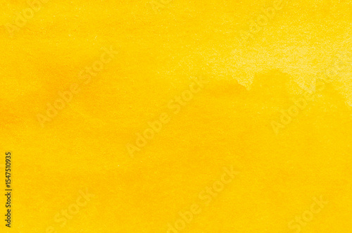 Abstract yellow background in watercolor style