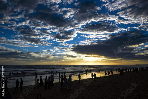 Golden Sunset at Cox's Bazar Sea Beach – Bangladesh