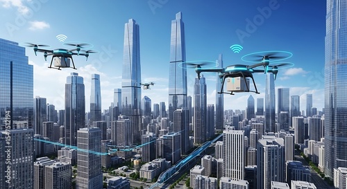 Drone Delivery System Revolutionizing Urban Logistics with Autonomous Aerial Vehicles