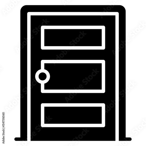 Door solid icon