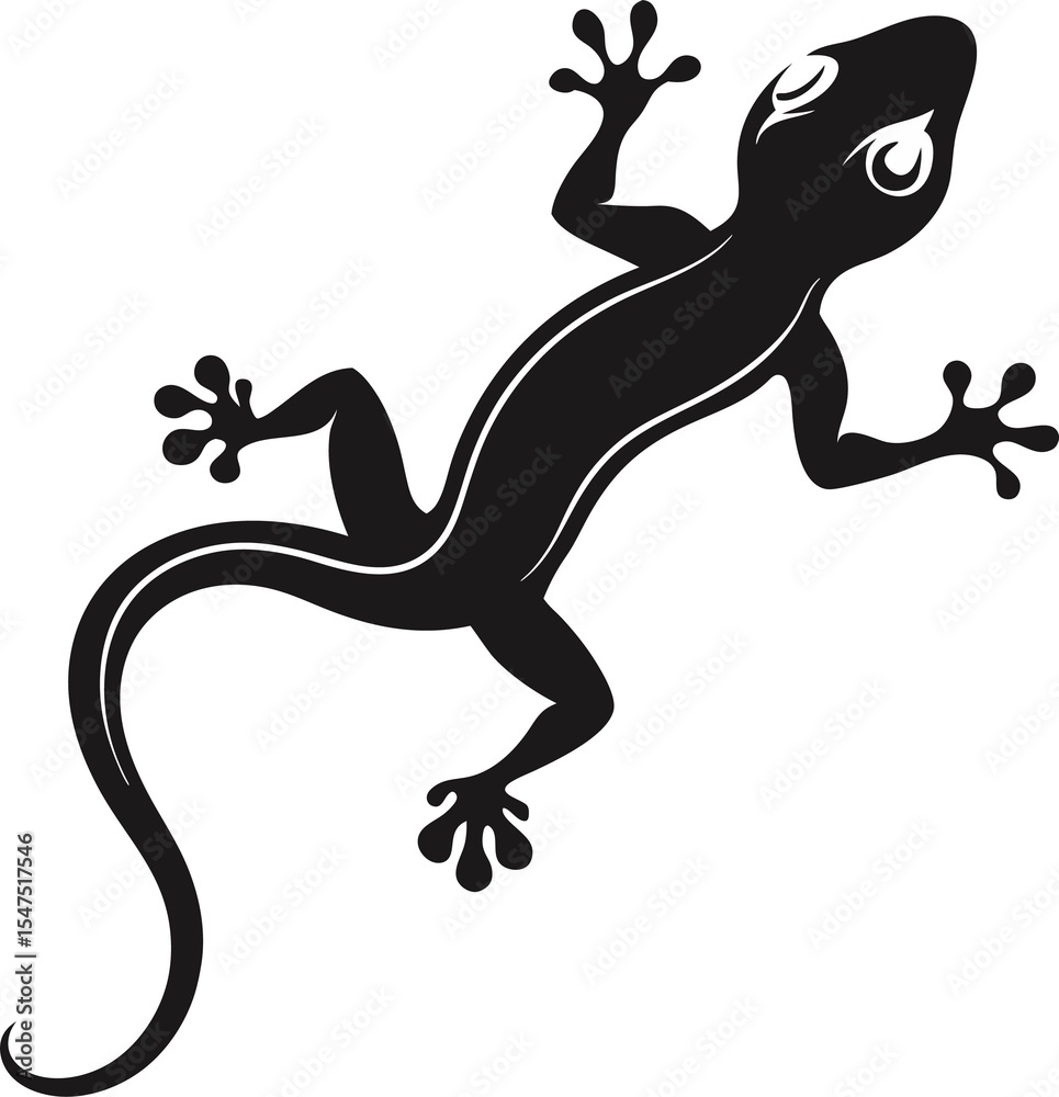 Obraz premium lizard on a tree